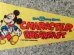画像3: ct-141028-11 Mickey Mouse & Minnie Mouse / Walt Disney World 70's Character Breakfast Pennant (3)