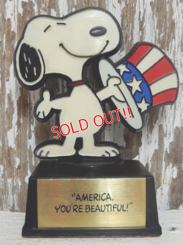 画像1: ct-141028-20 Snoopy / AVIVA 70's Trophy "America, You're Beautiful!"