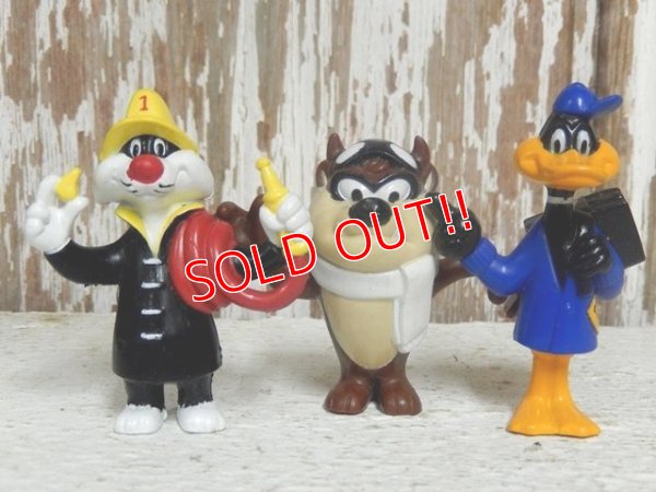 画像1: ct-141108-13 Daffy Duck,Sylvester and TAZ / Arby's 1989 PVC 