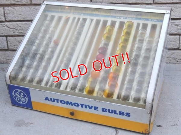 画像1: dp-141113-01 General Electric / 60's Automotive Bulbs Display Case