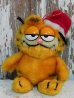 画像1: ct-140909-25 Garfield / Dakin 80's Plush Doll "Santa" (1)