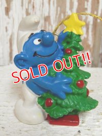 ct-140715-15 Smurf / PVC Ornament "Christmas Tree" #51901