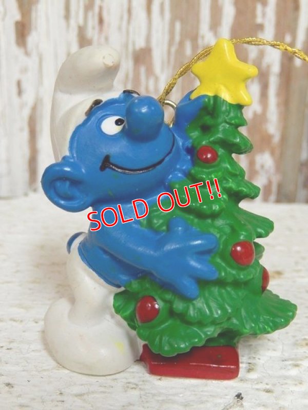 画像1: ct-140715-15 Smurf / PVC Ornament "Christmas Tree" #51901