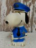 画像1: ct-141125-04 Snoopy / 70's Vinyl Squeak Toy "Police"  (1)