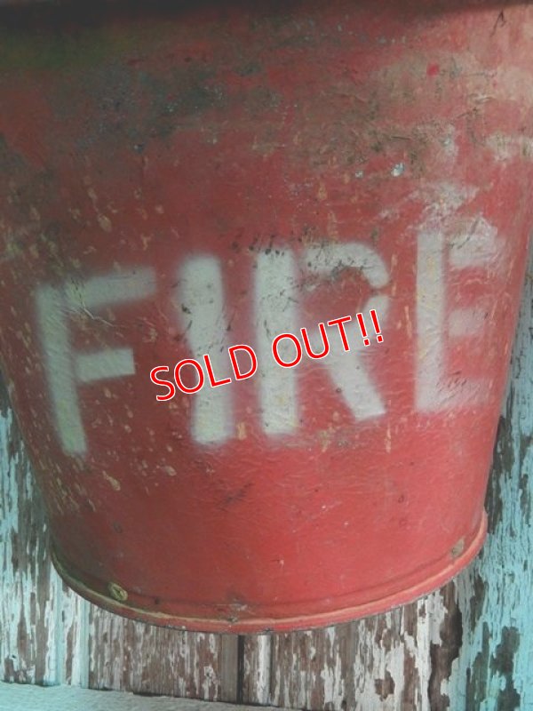 画像2: dp-141201-13 Vintage Steel Bucket (FIRE)