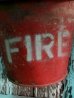 画像2: dp-141201-13 Vintage Steel Bucket (FIRE) (2)