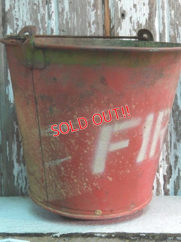 画像3: dp-141201-13 Vintage Steel Bucket (FIRE)