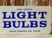 画像3: dp-141126-01 General Electric / 60's-70's LIGHT BULBS W-side metal sign (3)