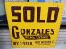 画像1: dp-141201-09 Gonzales Real Estate / Vintage Wood Sign (1)