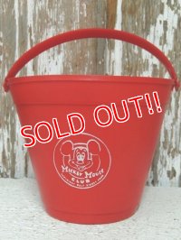 ct-141125-45 Mickey Mouse Club / Vintage Plastic Bucket