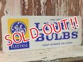 dp-141126-01 General Electric / 60's-70's LIGHT BULBS W-side metal sign