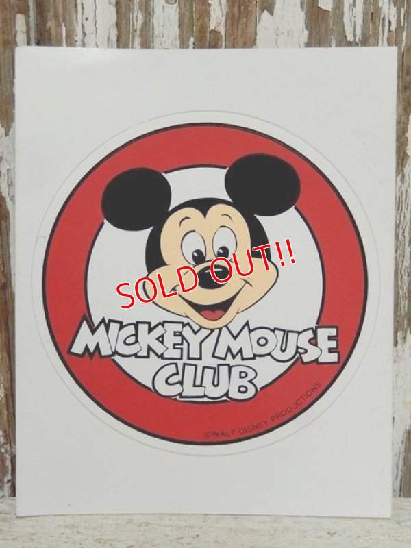 画像1: ct-141201-06 Mickey Mouse Club / 60's-70's Sticker