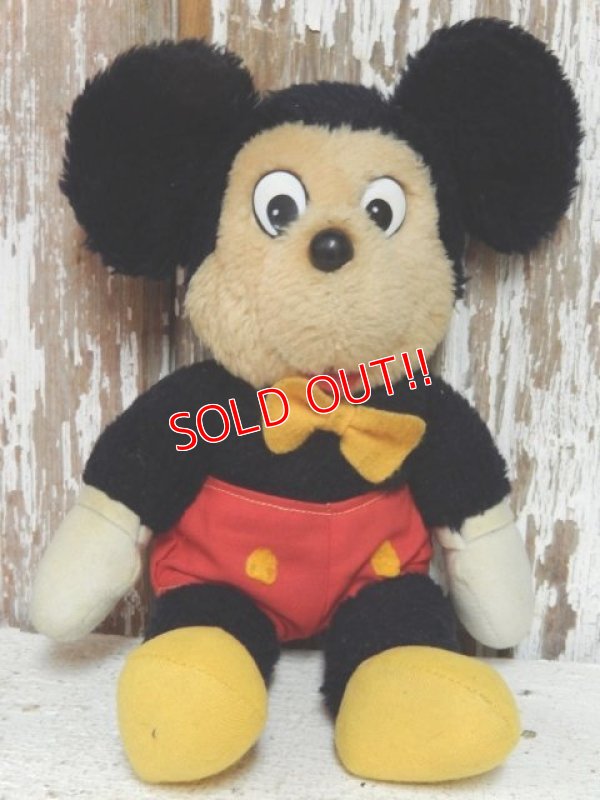 画像1: ct-141125-48 Mickey Mouse / Knickerbocker 70's Plush doll