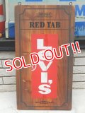 dp-141201-02 Levi's / Red Tab Wood sign (as is)