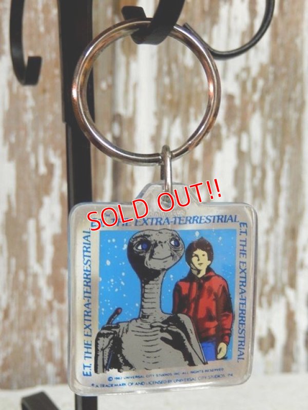 画像1: ct-141125-35 E.T. / 80's Plastic Keychain