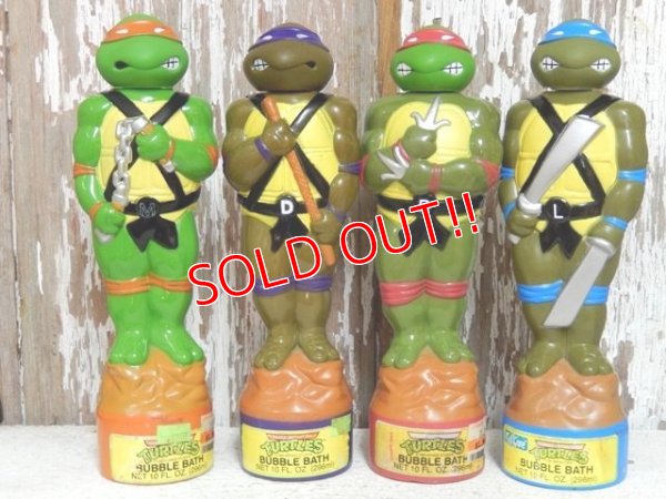 画像1: ct-140209-09 Teenage Mutant Ninja Turtles / 1990 Bubble bath bottle set