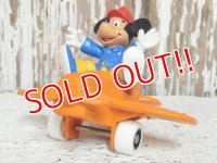 ct-141209-78 Mickey Mouse / Bully 80's PVC w/Air Plane