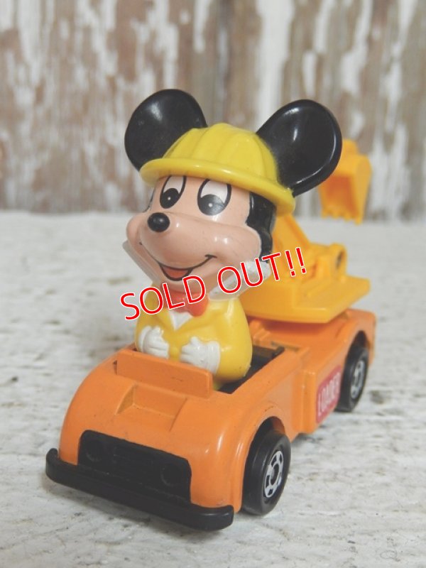 画像1: ct-141209-36 Mickey Mouse / Die-cast car "Worker"