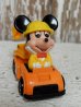 画像2: ct-141209-36 Mickey Mouse / Die-cast car "Worker" (2)