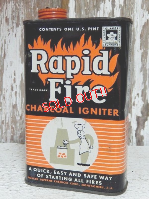 画像1: dp-141215-07 Rapid Fire / Vintage Charcoal Igniter can