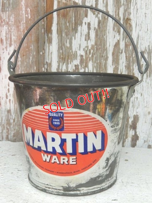 画像1: dp-141210-13 MARTIN WARE / Vintage Steel Bucket