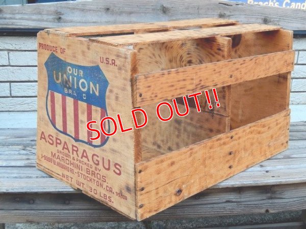 画像1: dp-141215-02 OUR UNION BRAND / 60's Wood Box