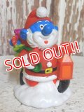 ct-141216-75 Smurf / 90's Candy Top "Papa Smurf Santa"