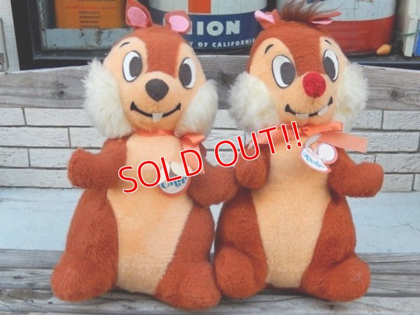 画像1: ct-141216-06 Chip 'n' Dale / 70's Plush Doll