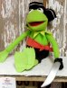 画像1: ct-141216-32 Kermit / TOY BIZ 90's Plush doll "Pirate" (1)