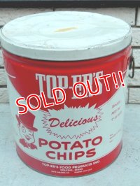 dp-141216-06 TOP-ER'S / Vintage Potato Chips Can