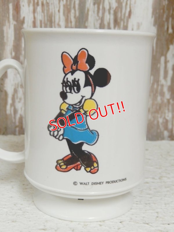 画像2: ct-141216-52 Mickey Mouse & Minnie Mouse / 70's Plastic Mug