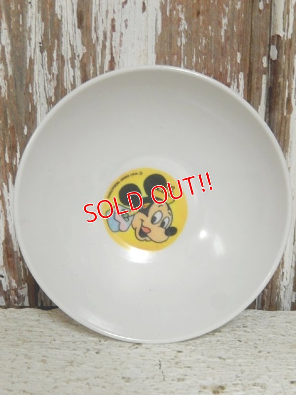 画像1: dp-141216-46 Mickey Mouse / 70's-80's Plastic Bowl