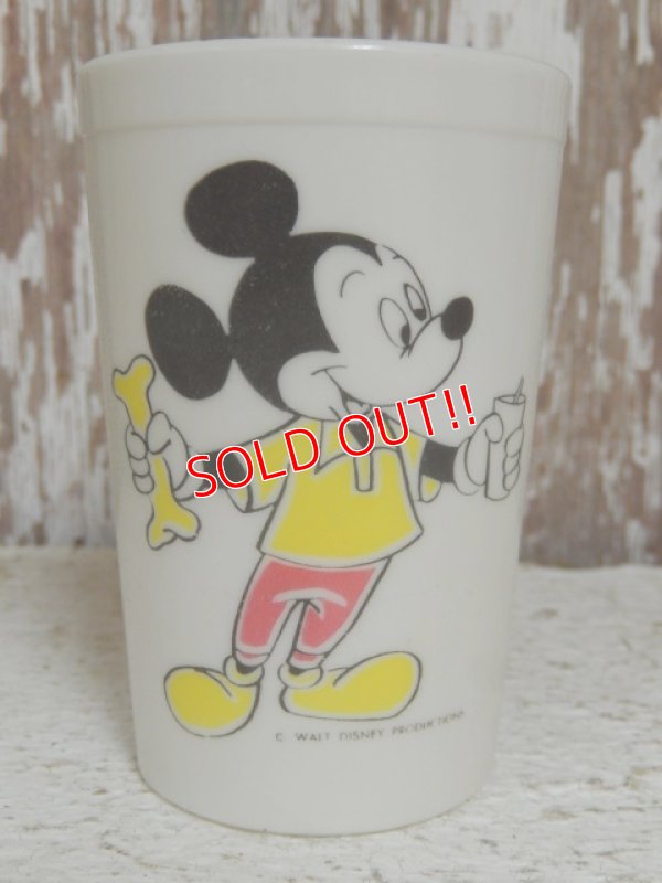 画像1: ct-141216-49 Mickey Mouse,Donad Duck & Pluto / Eagle 60's Plastic Cup