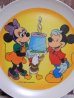 画像2: ct-141216-48 Mickey Mouse & Minnie Mouse / 70's Plastic Plate (2)