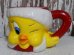 画像1: ct-150101-49 Tweety (Santa) / Applause 1996 Ceramic Face Mug (1)