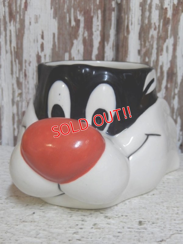 画像1: ct-150101-42 Sylvester / Applause 1989 Ceramic Face Mug