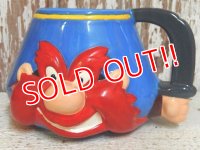ct-150101-43 Yosemite Sam / Applause 1996 Ceramic Face Mug
