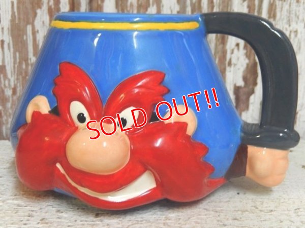 画像1: ct-150101-43 Yosemite Sam / Applause 1996 Ceramic Face Mug