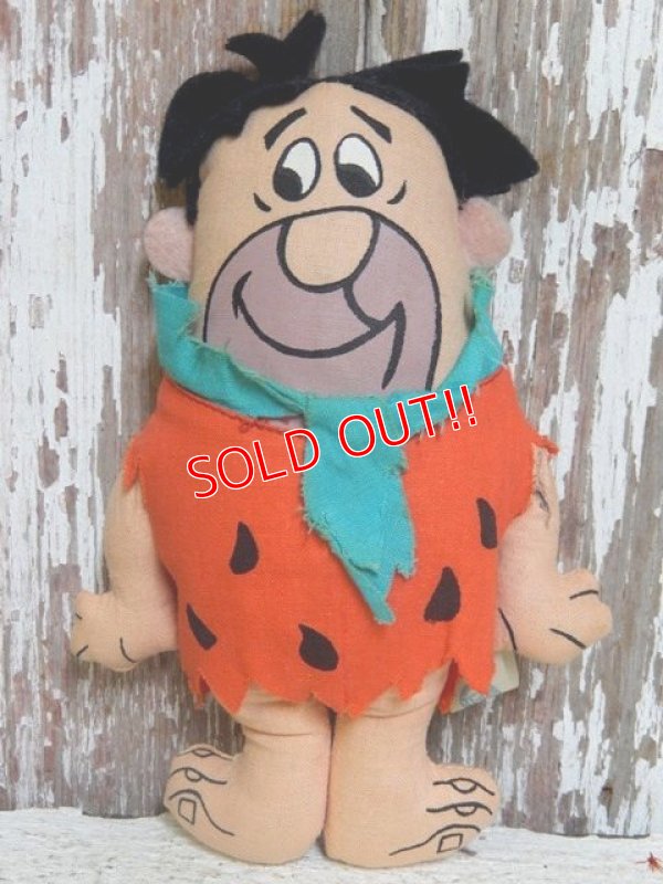 画像1: ct-150101-68 Fred Flintstone / knickerbocker 1972 Cloth Doll