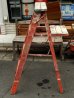 画像4: dp-150115-13 Vintage Wood Ladder (4)