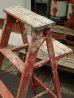画像2: dp-150115-13 Vintage Wood Ladder (2)