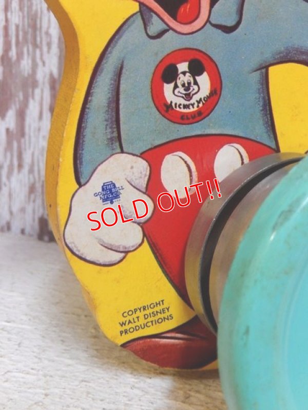 画像3: ct-141216-24 Mickey Mouse / The Gong Bell 50's Push Toy