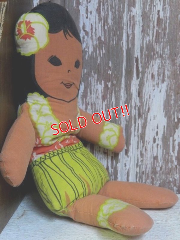 画像3: ct-150101-58 C&H Sugar / 70's Hawaiian Girl Pillow doll