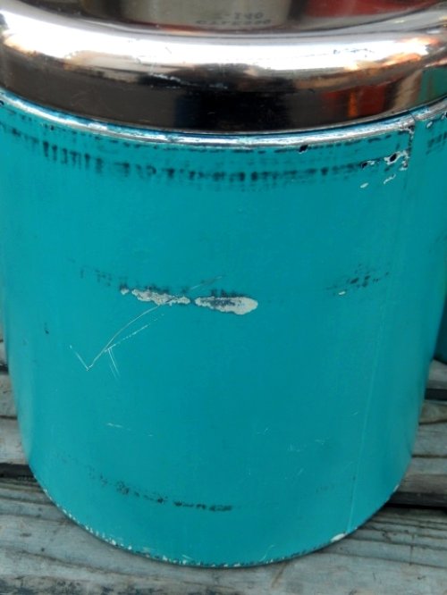 他の写真1: dp-150101-10 Ransburg / Vintage Turquoise blue canister 4pc