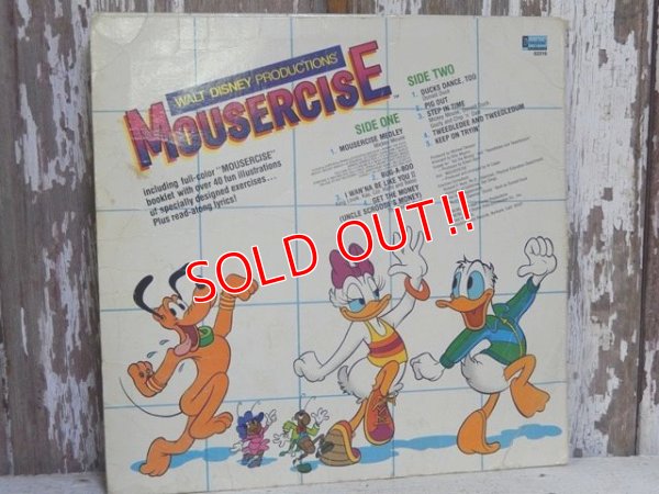 画像4: ct-150120-36 Walt Disney Productions Muosercise  / 80's Record