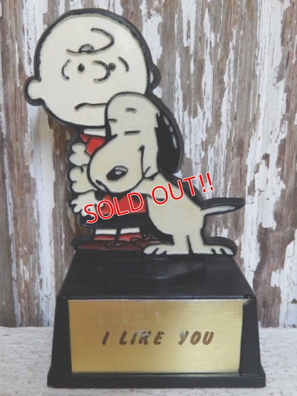 画像1: ct-150127-03 Snoopy / AVIVA 70's Trophy "I Like You"