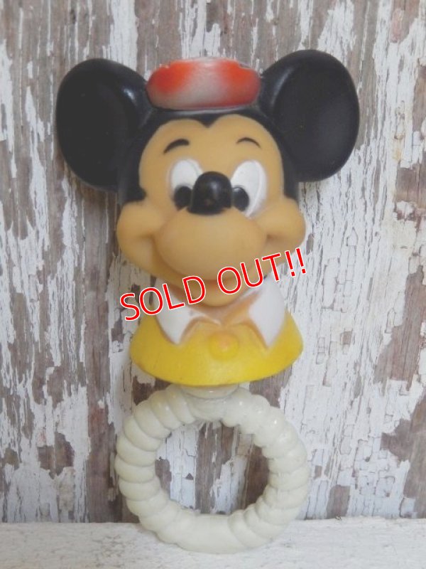 画像1: ct-150127-24 Mickey Mouse / 70's Baby Rattle