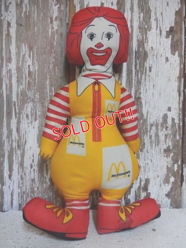 画像1: ct-150127-08 McDonald's / Ronald McDonald's 70's-80's Pillow doll (Korea)