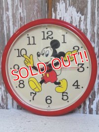 ct-150206-12 Mickey Mouse / Lorus Quartz 80's-90's Wall Clock