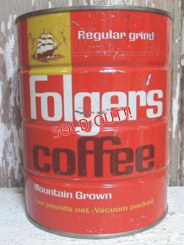 画像1: dp-150211-07 Folger's Coffee / Tin Can (M)